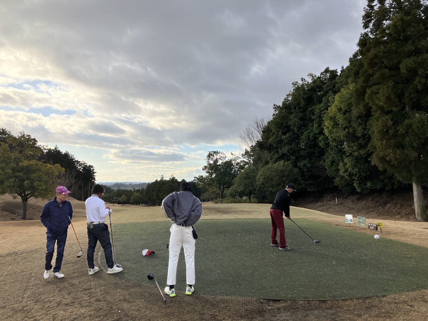 年始早々ゴルフ