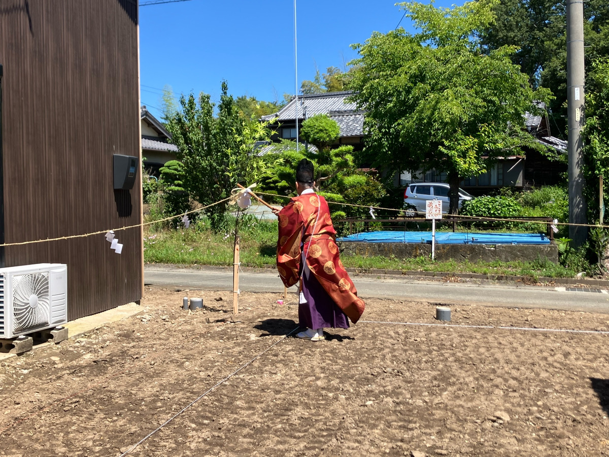T様邸地鎮祭を執り行いました。